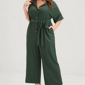 NWT BloomChic green jumpsuit 14